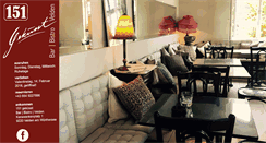 Desktop Screenshot of bistro-151.at